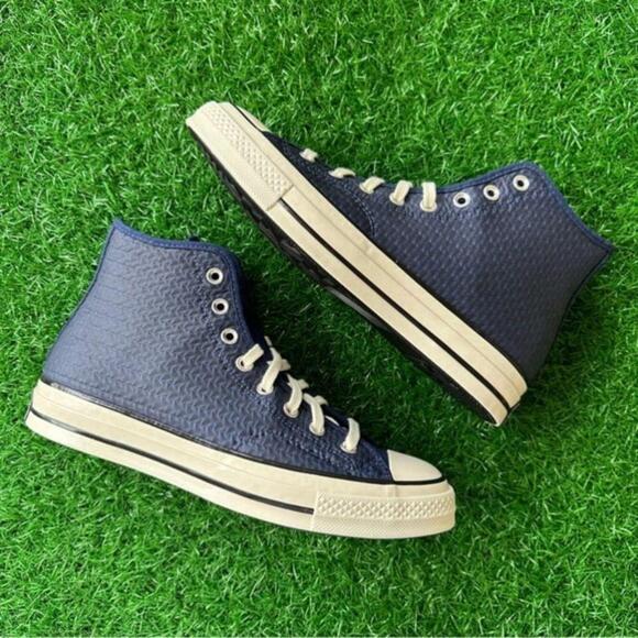🍀New Converse Chuck Taylor All Star Chuck 70 Hi Midnight Navy - Picture 4 of 7